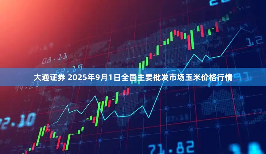 大通证券 2025年9月1日全国主要批发市场玉米价格行情